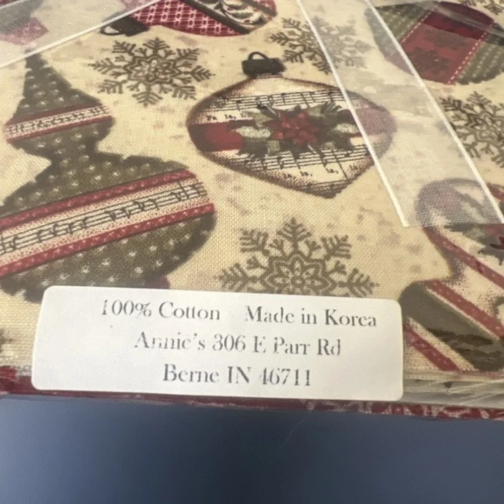 Annie's Holiday Quilters Club Christmas Wishes Collection jubilant‎ Placemat New